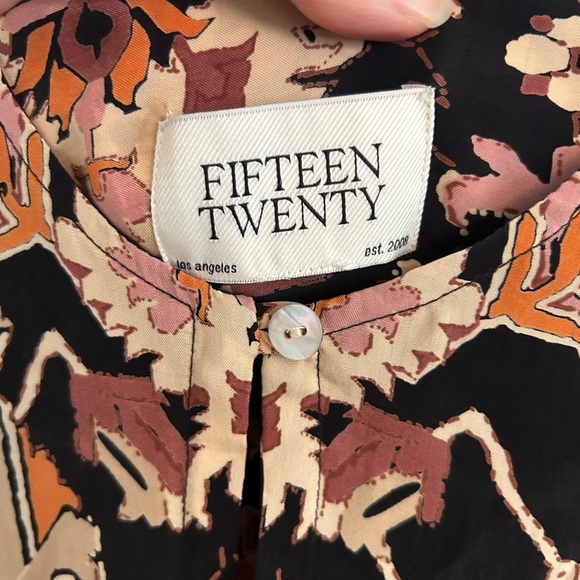 Fifteen Twenty Layne Ikat V Neck Mini Dress - Picture 5 of 9